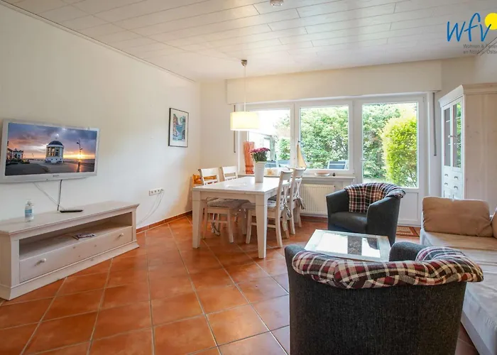 Daire Haus Kiebitzdelle-westduenen 1 Suedstrand Duene 1 Borkum